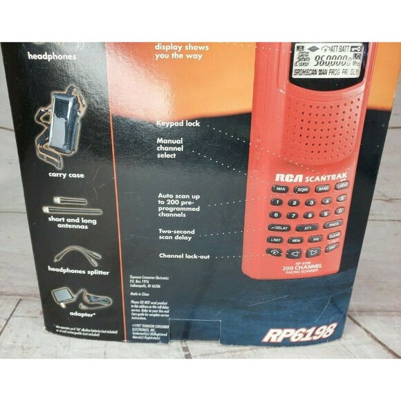 Vintage 97 Thomson RCA Scantrak Racing Full Function LCD Display Racing Scanner - Picture 3 of 12